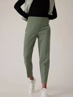 Athleta High Rise Endless Pant Plus Size 18 Deep Fern Green